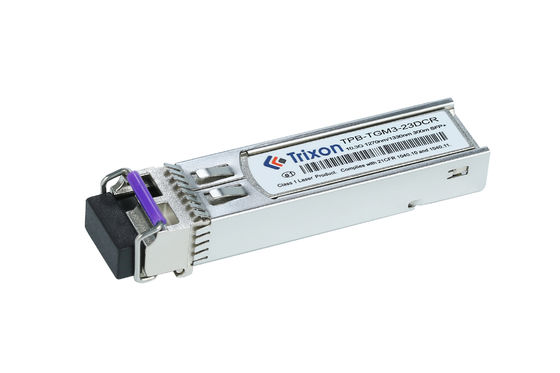 TPB-TGM3-23DCR BIDI 300m TX1270nm,RX1310nm SFP+ Transceiver-module met DDM/DOM Temperatuurbereik-5~70°C