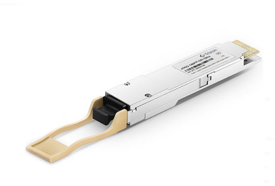 QSFP-transceivermodule 400G Type 2 behuizing met MPO-12-connector