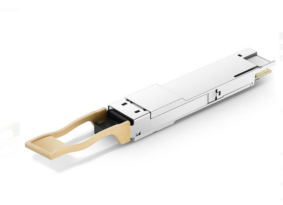 100GBASE LR4 100G Ethernet QSFP-transceivermodule met enkelmodusvezeltype werktemperatuurbereik 0C-70C