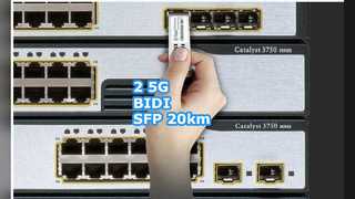 2,5G BIDI SFP 20 km LC-transceiver