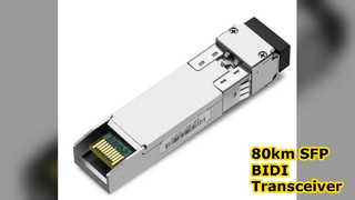 80 km SFP+ BIDI-transceiver 10,3 Gbps lang bereik